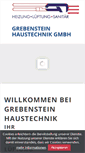 Mobile Screenshot of grebenstein-haustechnik.de